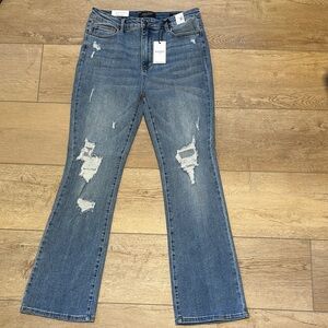 NWT High Waist Bootcut Jean Size 13/31 Judy Blues